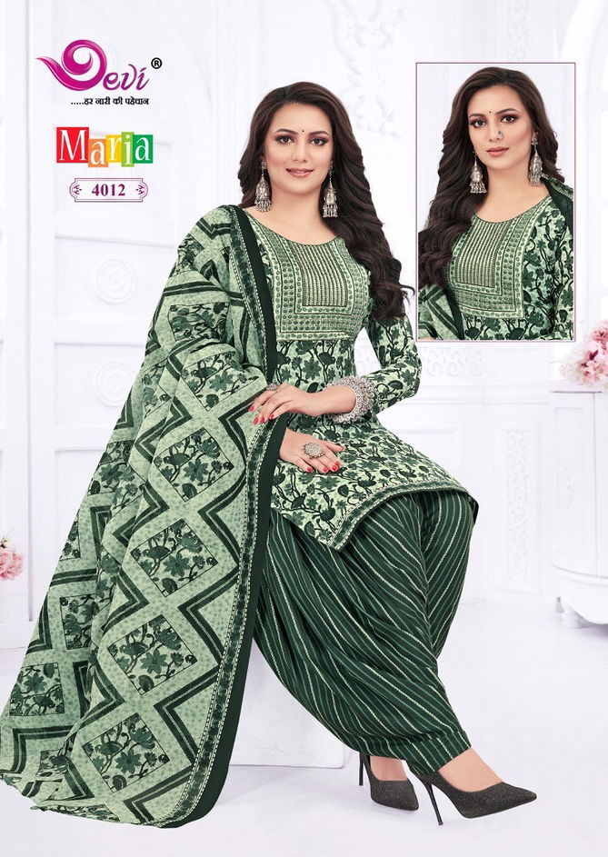 Maria Vol 4 By Devi Neck Work Cotton Patiyala Readymade Dress Orders In India